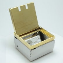 Напольный люк KR-SQ-2 Латунь верх (135х135х90)